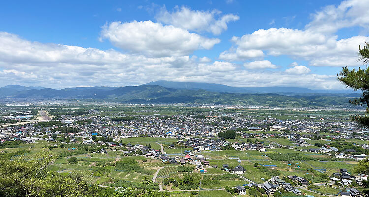 小布施町全景の画像