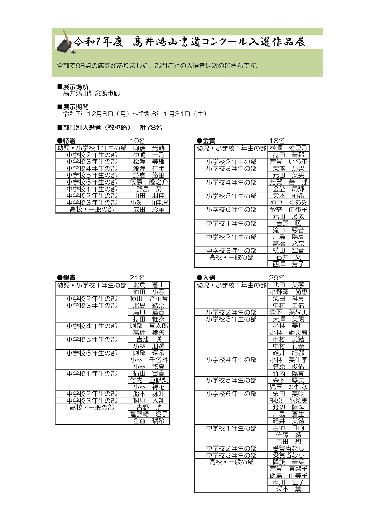 R7書道コンクール入選者一覧表 page-0001.jpg