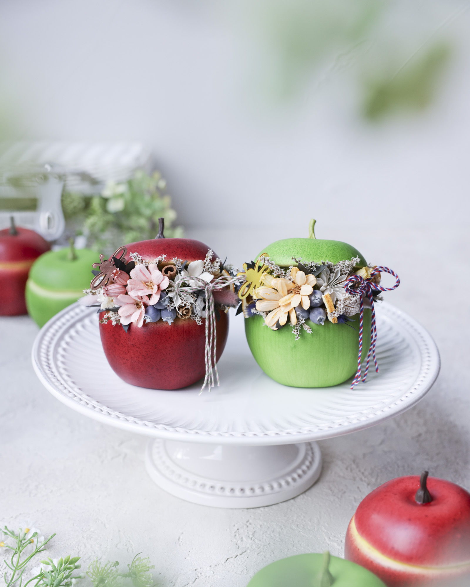 リンゴのアレンジ教室